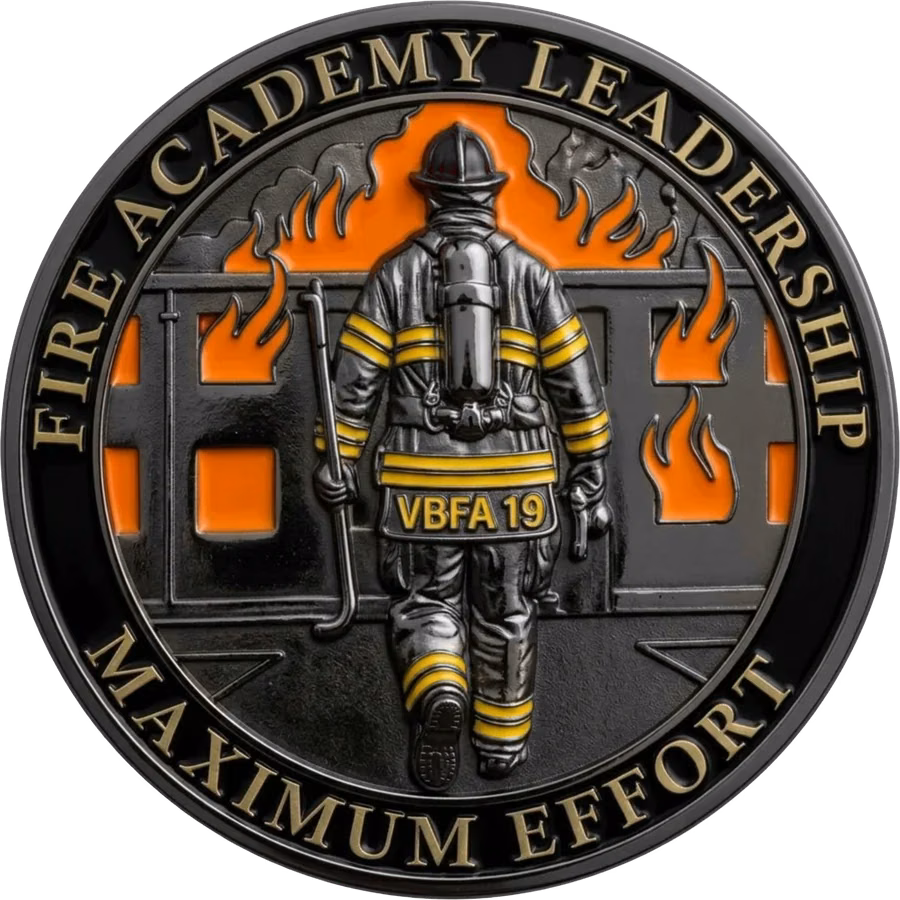 Fire Academy Leadership coin