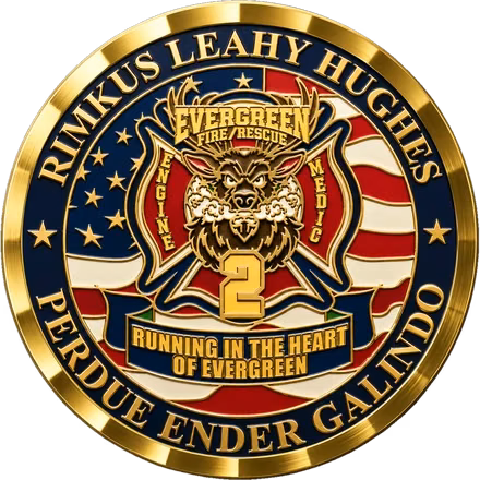 Evergreen Fire Rescue Station 2 coin