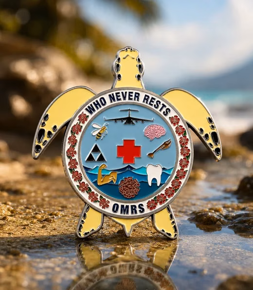 A OMRS challenge coin, Air Force