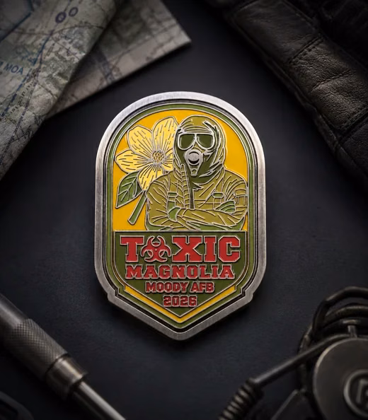A Toxic Magnolia challenge coin, Air Force