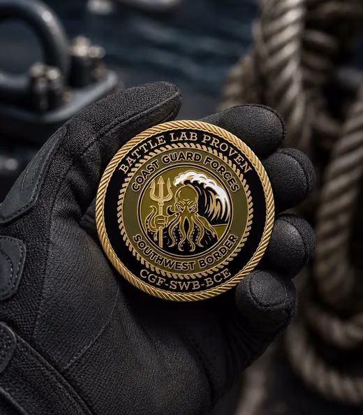 A Coast Guard Forces challenge coin, Coast Guard