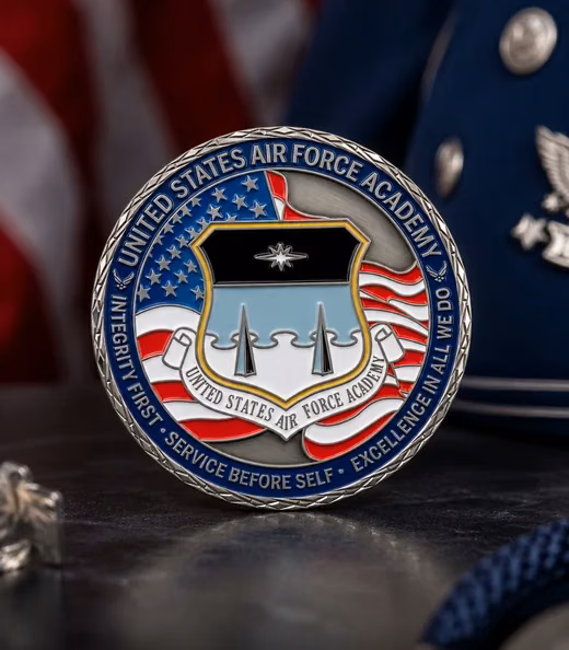A U.S. Air Force Academy challenge coin, Military Academy