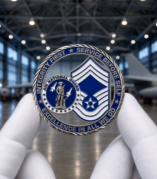 A Air National Guard challenge coin, National Guard