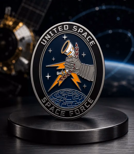 A U.S. Space Force challenge coin, Space Force