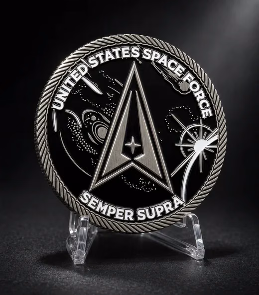 A U.S. Space Force challenge coin, Space Force