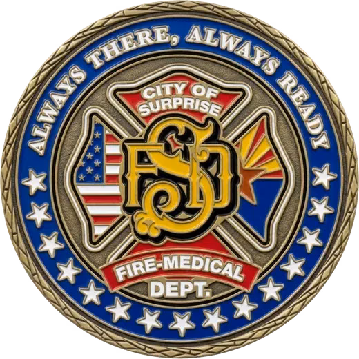 City of Surprise Fire-Medical Department coin