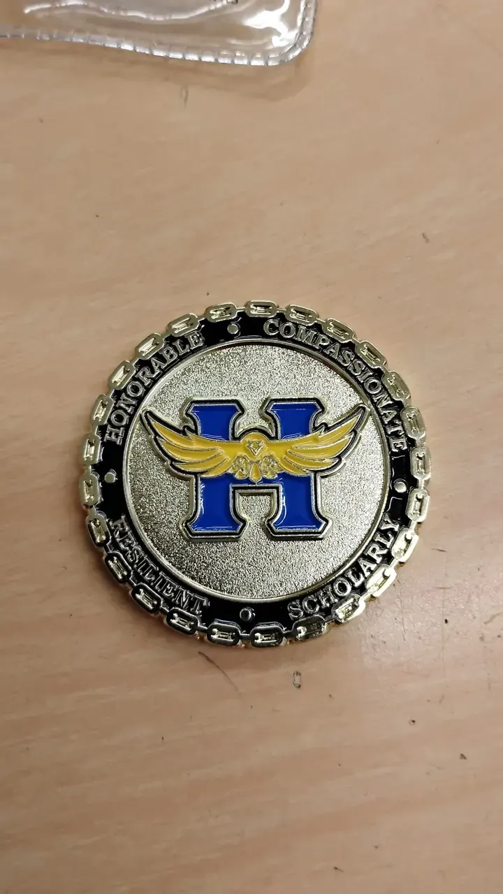 Jeremiah Harmon’s own photo of the coin